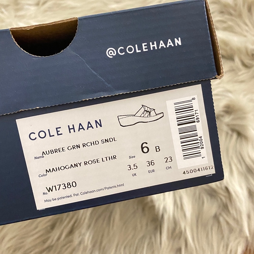 (New) Cole Hann Heeled Slide Sandals (women 6 US) - Picture 4 of 4